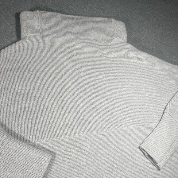 Free People Ottoman Slouchy Gray Turtleneck Sweater Woman's Medium RN: 66170 - Picture 6 of 7